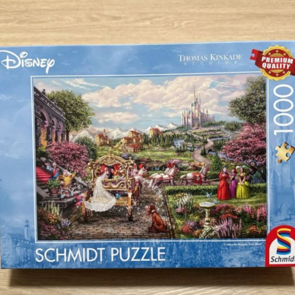 Schmidt Thomas Kinkade Cinderella Happily Ever After 1000 Pc Puzzle